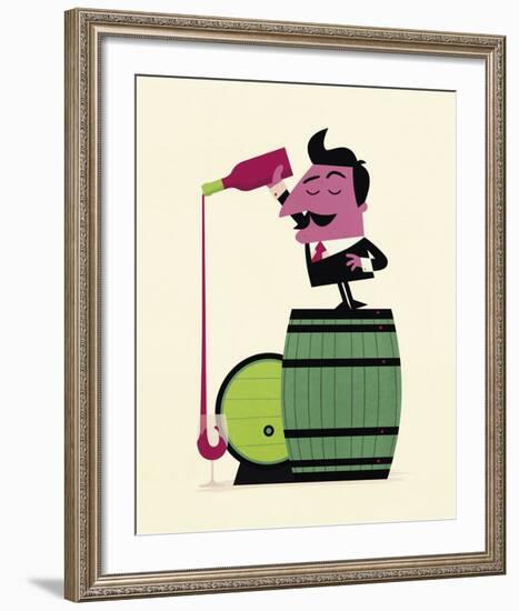 Wine-Spencer Wilson-Framed Art Print