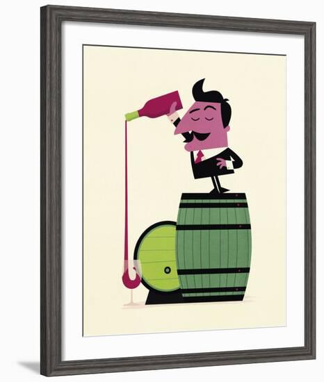 Wine-Spencer Wilson-Framed Art Print