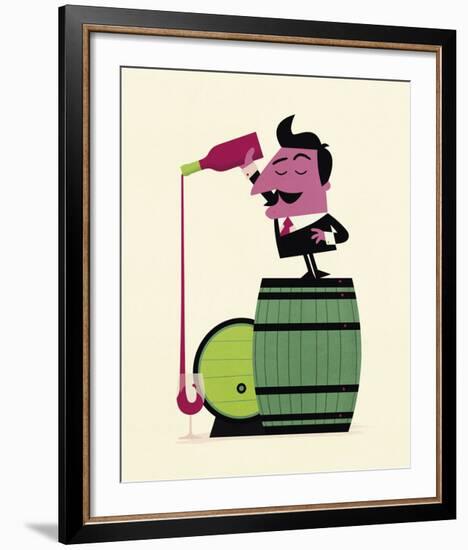 Wine-Spencer Wilson-Framed Art Print