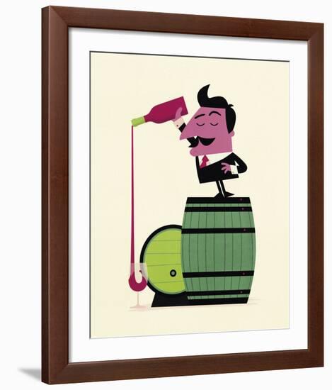 Wine-Spencer Wilson-Framed Art Print