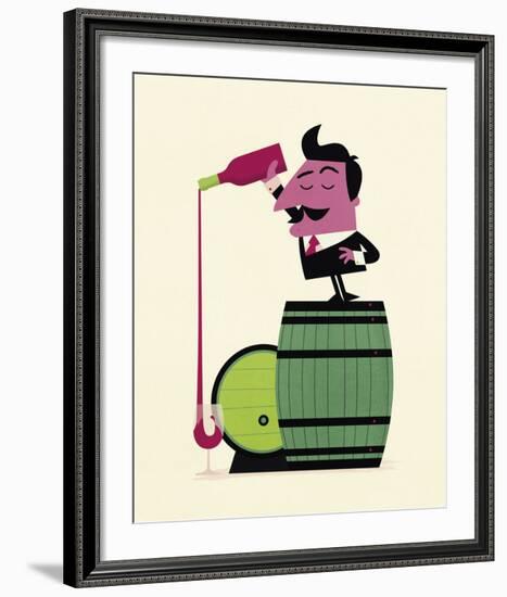 Wine-Spencer Wilson-Framed Art Print