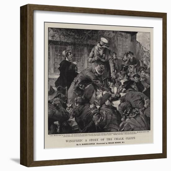 Winefred, a Story of the Chalk Cliffs-Edgar Bundy-Framed Giclee Print