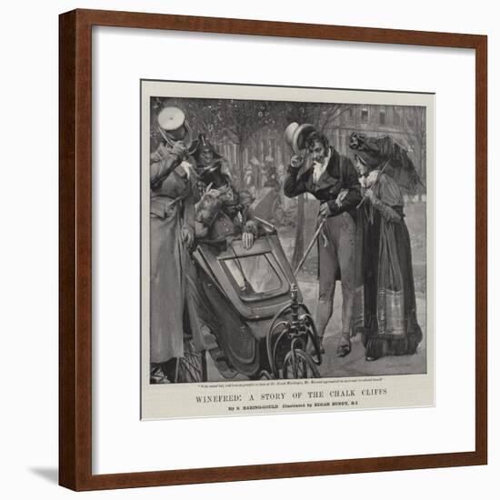 Winefred, a Story of the Chalk Cliffs-Edgar Bundy-Framed Giclee Print