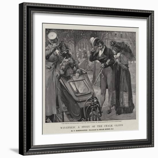 Winefred, a Story of the Chalk Cliffs-Edgar Bundy-Framed Giclee Print