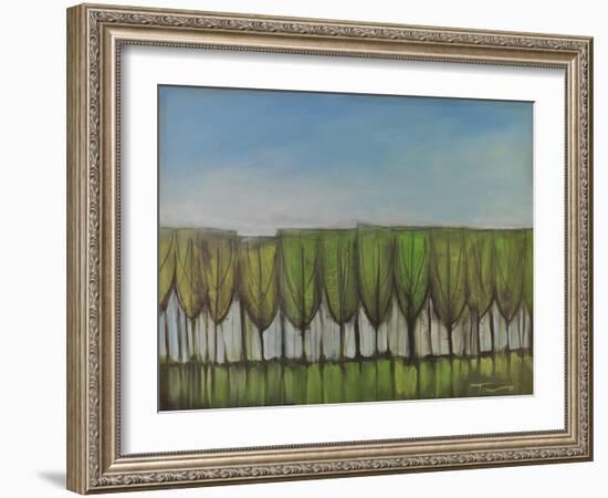 Wineglass Treeline-Tim Nyberg-Framed Giclee Print