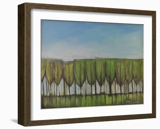 Wineglass Treeline-Tim Nyberg-Framed Giclee Print