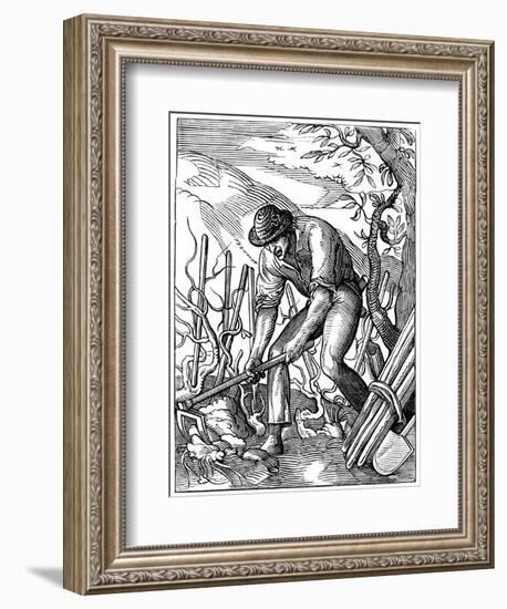 Winemaker, 16th Century-Jost Amman-Framed Giclee Print