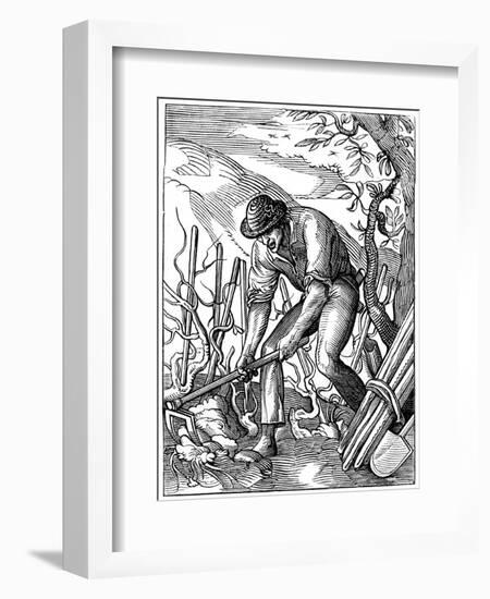 Winemaker, 16th Century-Jost Amman-Framed Giclee Print