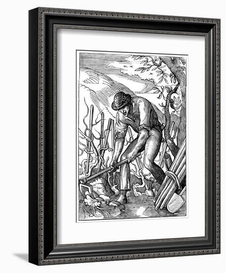 Winemaker, 16th Century-Jost Amman-Framed Giclee Print