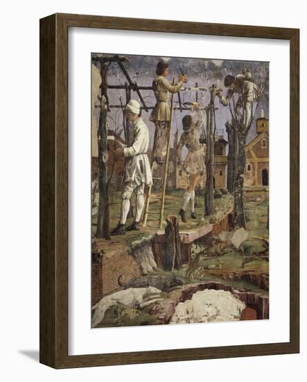 Winemakers at Work, Scenes from Month of March, Ca 1470-Francesco del Cossa-Framed Giclee Print