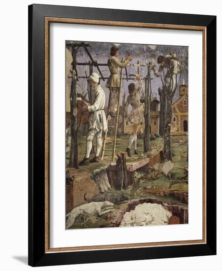 Winemakers at Work, Scenes from Month of March, Ca 1470-Francesco del Cossa-Framed Giclee Print