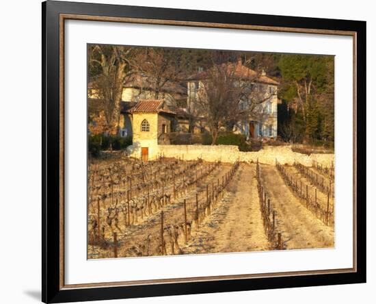 Winery Building at Chateau Saint Cosme, Gigondas, Vaucluse, Rhone, Provence, France-Per Karlsson-Framed Photographic Print