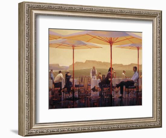 Winery Terrace-Brent Lynch-Framed Art Print