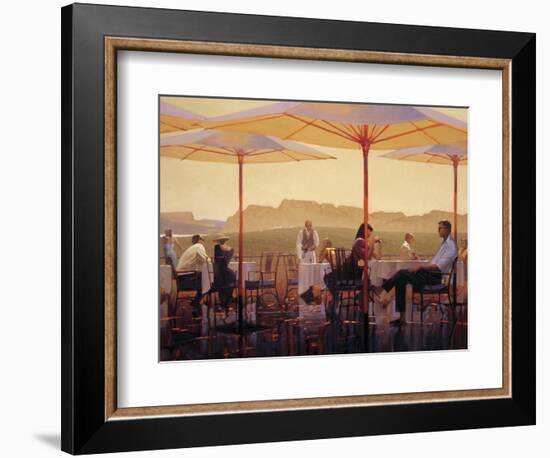 Winery Terrace-Brent Lynch-Framed Art Print