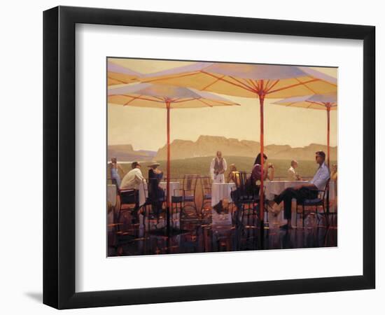 Winery Terrace-Brent Lynch-Framed Art Print