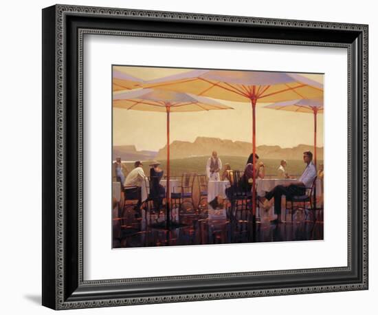 Winery Terrace-Brent Lynch-Framed Art Print