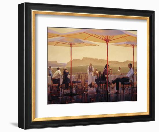 Winery Terrace-Brent Lynch-Framed Art Print