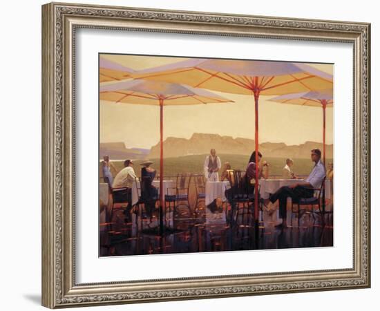 Winery Terrace-Brent Lynch-Framed Art Print