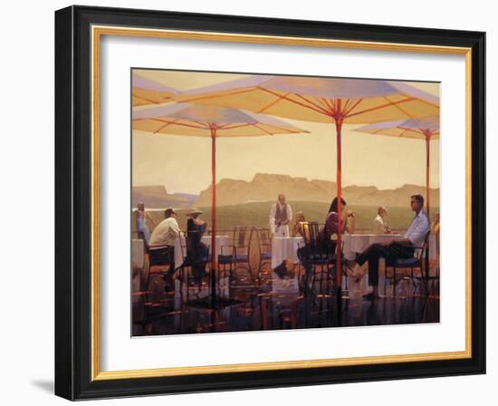 Winery Terrace-Brent Lynch-Framed Art Print