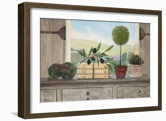 Winery Villa View-Arnie Fisk-Framed Art Print