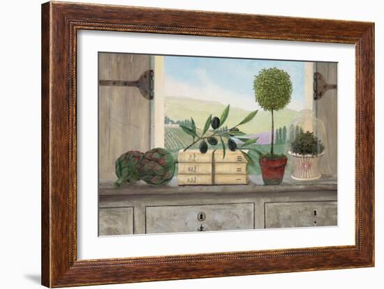 Winery Villa View-Arnie Fisk-Framed Art Print