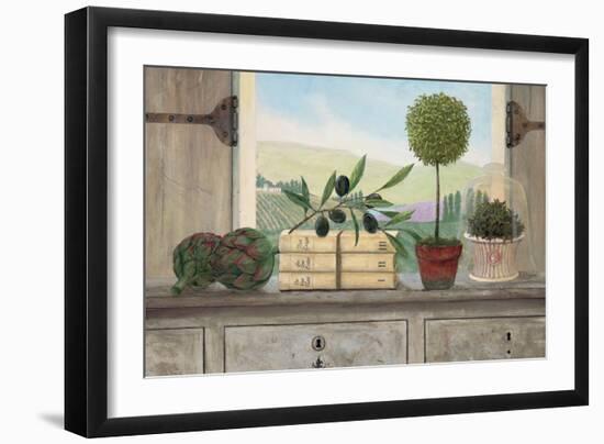 Winery Villa View-Arnie Fisk-Framed Art Print