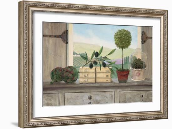 Winery Villa View-Arnie Fisk-Framed Premium Giclee Print