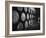 Winery Worker Checking Barrels of Wine-null-Framed Photographic Print