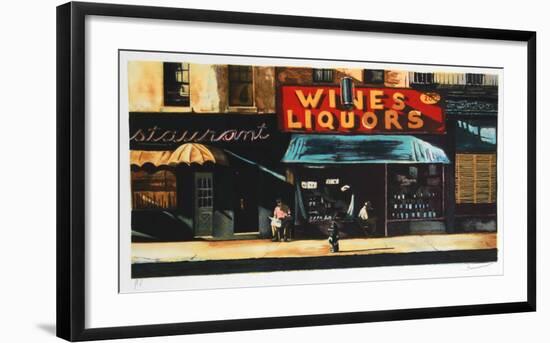 Wines and Liquors-Harry McCormick-Framed Collectable Print