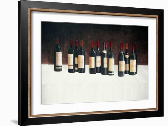 Winescape, Red, 2003-Lincoln Seligman-Framed Giclee Print