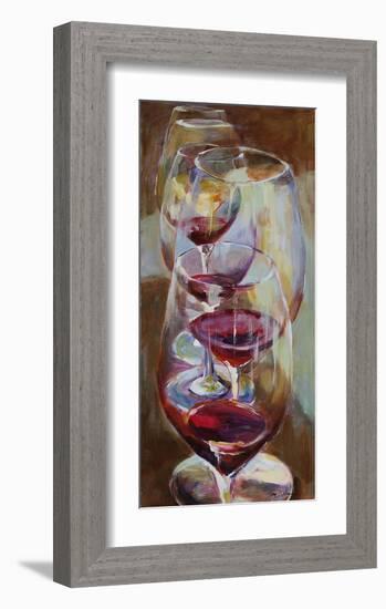 Winetasting-Amy Dixon-Framed Giclee Print