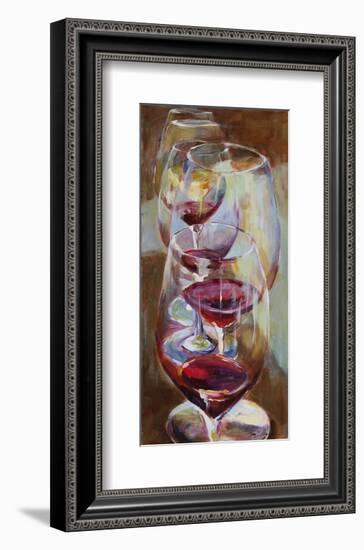 Winetasting-Amy Dixon-Framed Art Print