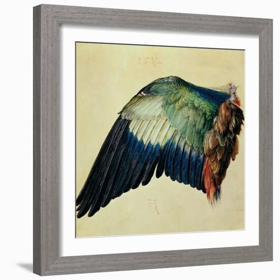 Wing of a Blue Roller, 1512-Albrecht Dürer-Framed Giclee Print