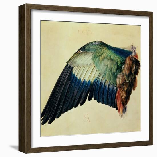 Wing of a Blue Roller, 1512-Albrecht Dürer-Framed Giclee Print