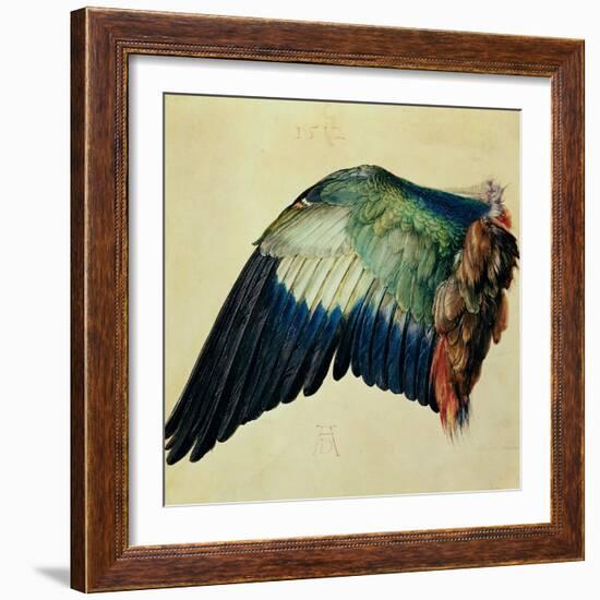 Wing of a Blue Roller, 1512-Albrecht Dürer-Framed Giclee Print