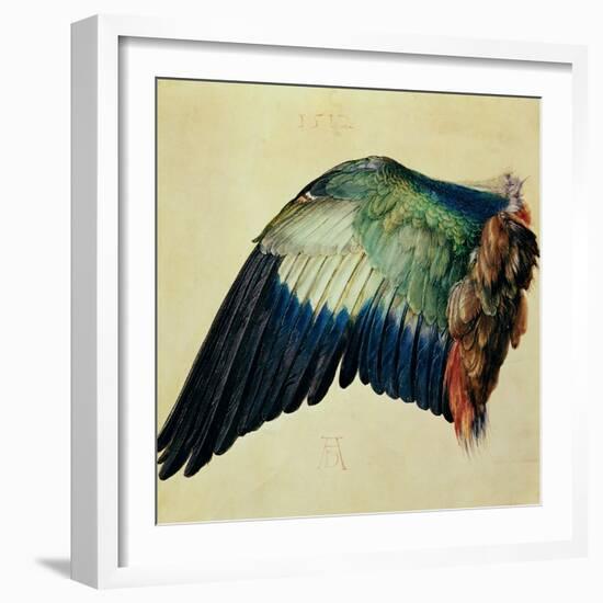 Wing of a Blue Roller, 1512-Albrecht Dürer-Framed Giclee Print