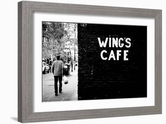 Wing's Cafe-Sharon Wish-Framed Photographic Print