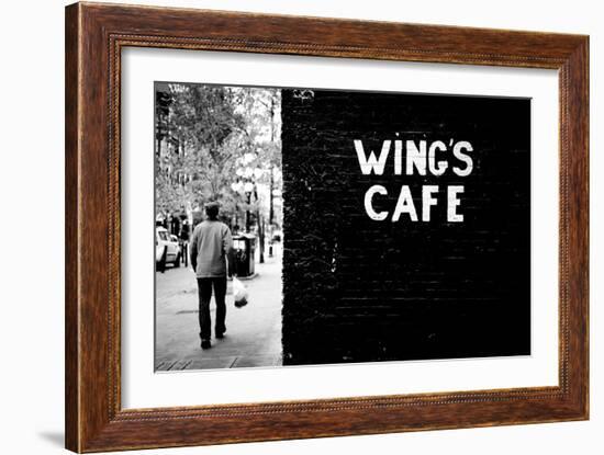 Wing's Cafe-Sharon Wish-Framed Photographic Print