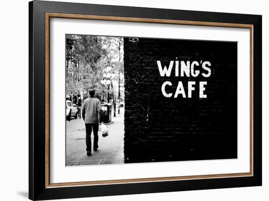 Wing's Cafe-Sharon Wish-Framed Photographic Print