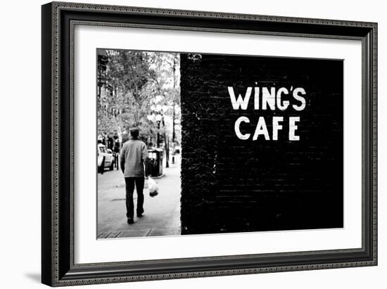 Wing's Cafe-Sharon Wish-Framed Photographic Print