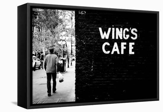 Wing's Cafe-Sharon Wish-Framed Premier Image Canvas