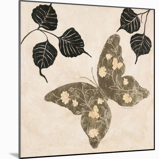 Winged Gold 2-Colleen Sarah-Mounted Art Print