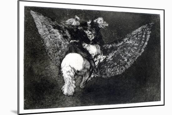 Winged Nonsense, 1819-1823-Francisco de Goya-Mounted Giclee Print