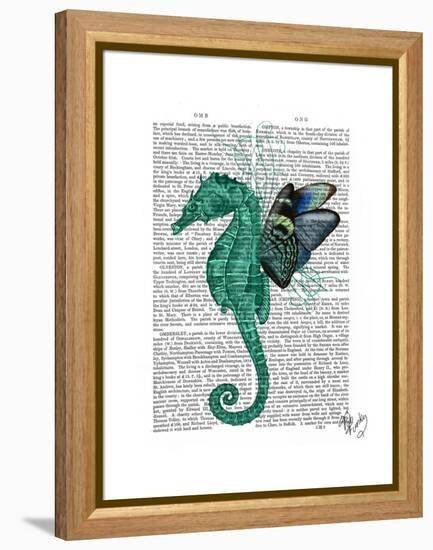 Winged Seahorse-Fab Funky-Framed Stretched Canvas