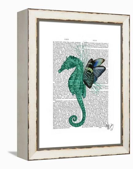 Winged Seahorse-Fab Funky-Framed Stretched Canvas