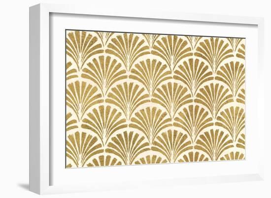 Winged Study Pattern VIII Gold Crop-Janelle Penner-Framed Art Print