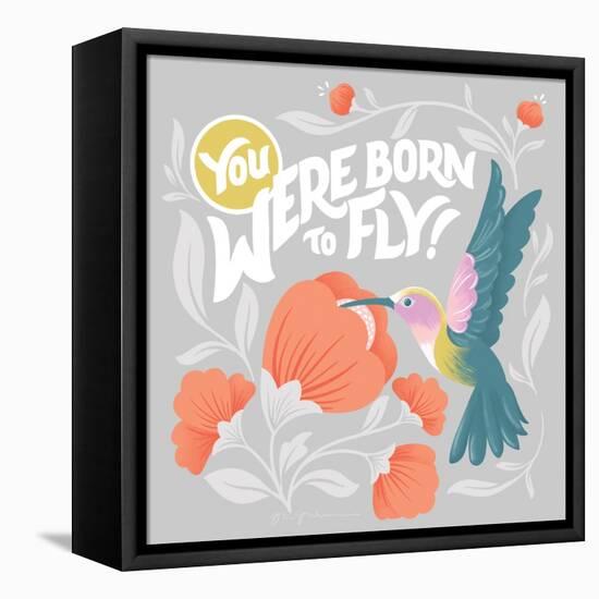 Winged Wonders V-Gia Graham-Framed Stretched Canvas