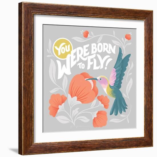 Winged Wonders V-Gia Graham-Framed Art Print