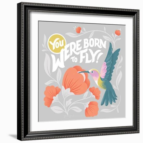 Winged Wonders V-Gia Graham-Framed Art Print