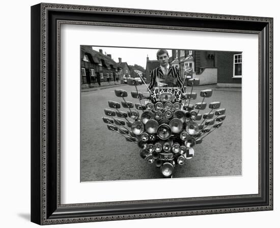 Wingmirrors-null-Framed Art Print